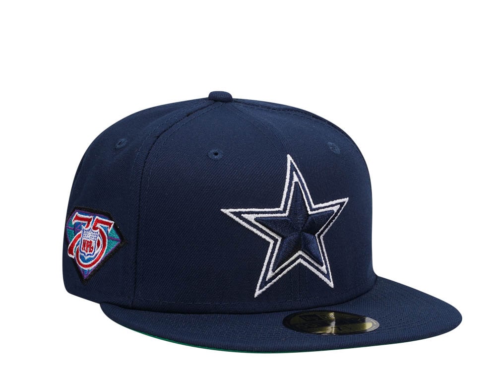 New Era Dallas Cowboys 75th Anniversary Ocean Blue Edition 59Fifty Fitted Casquette