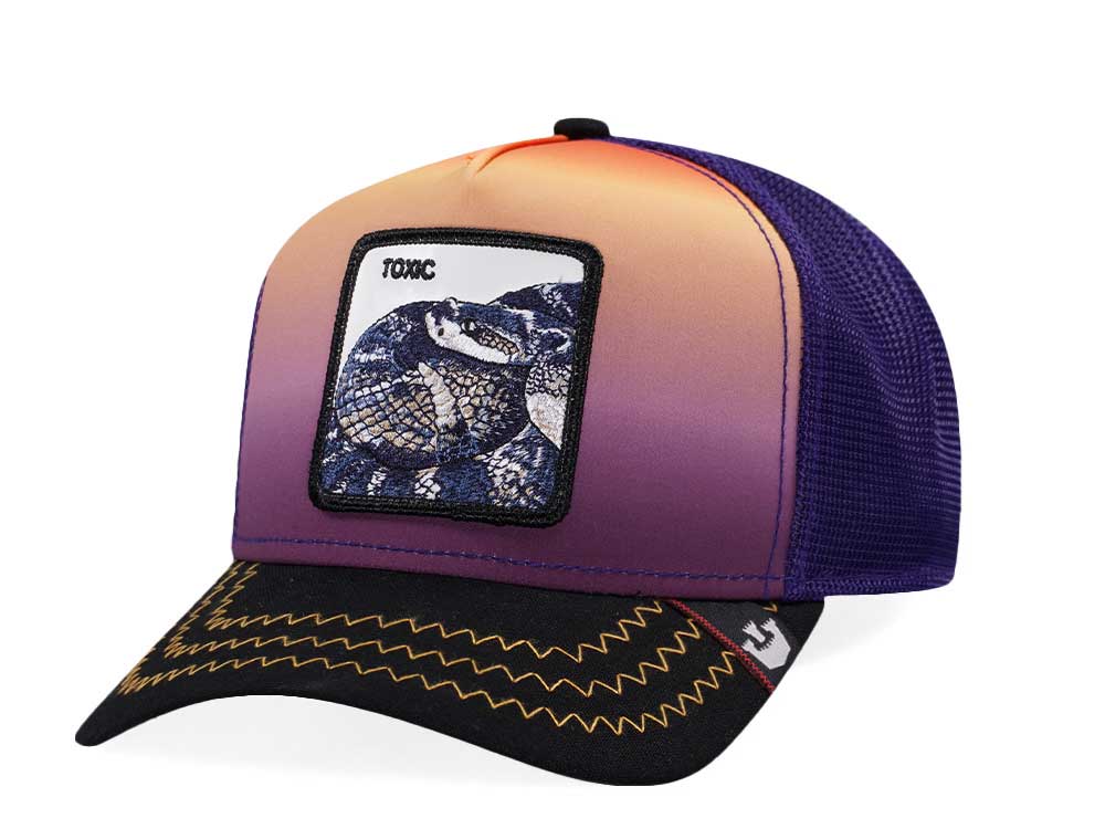 Goorin Bros Snake Toxic Purple Trucker Snapback Casquette