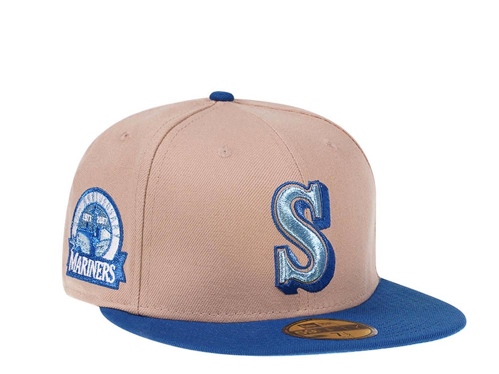 New Era Seattle Mariners 30th Anniversary Metallic Suede Elite Edition 59Fifty Fitted Casquette