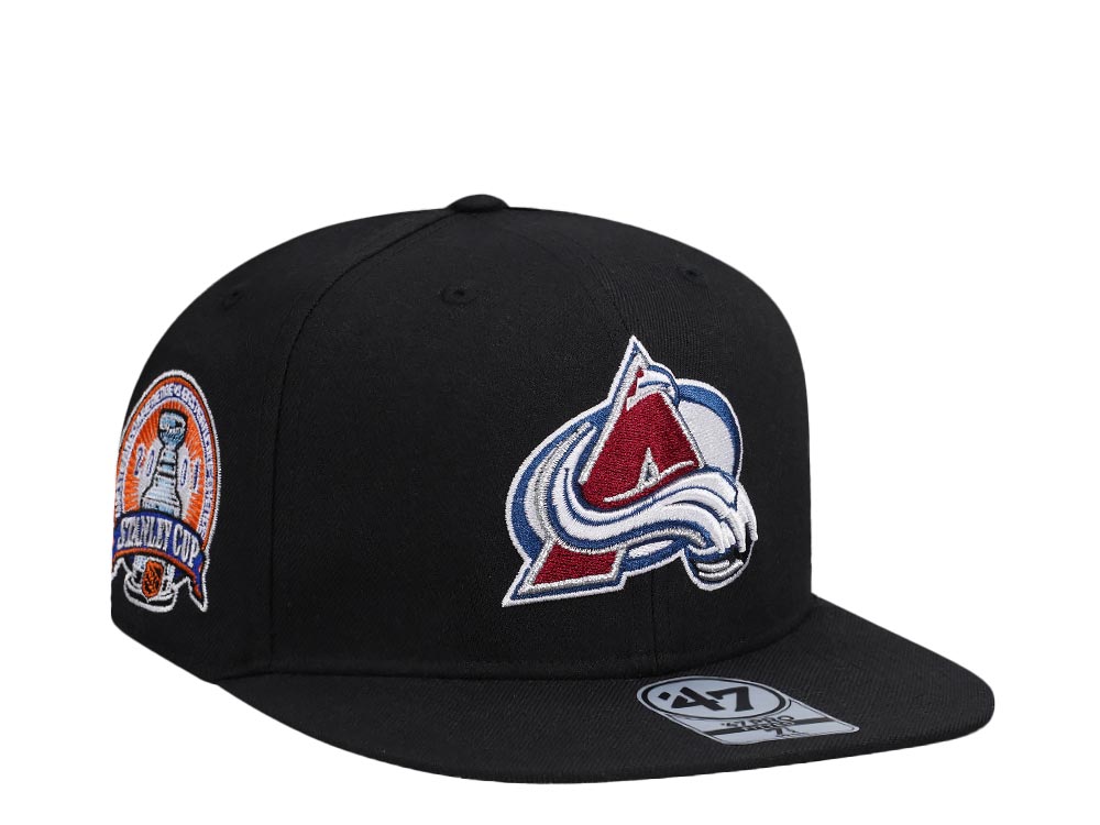 47Brand Colorado Avalanche Stanley Cup 2001 Vintage Black 47Pro Fitted Casquette