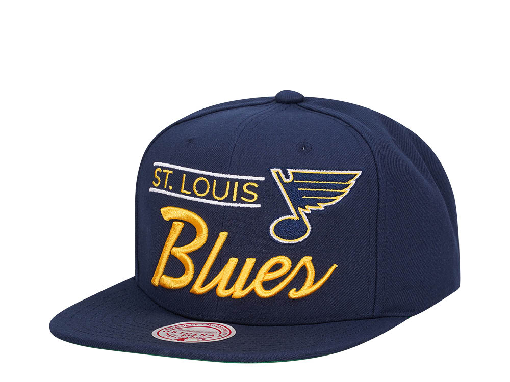 Mitchell & Ness St. Louis Blues Lock Up Vintage Snapback Casquette