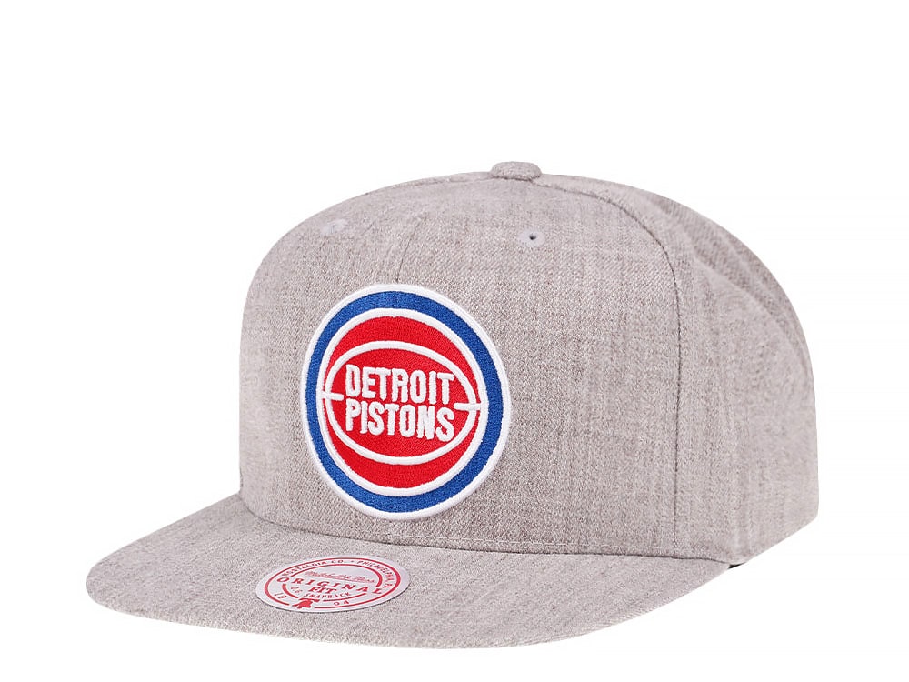 Mitchell & Ness Detroit Pistons Hardwood Classics Heather Snapback Casquette