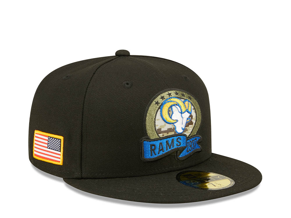 New Era Los Angeles Rams Salute to Service 2022 Fitted 59Fifty Casquette