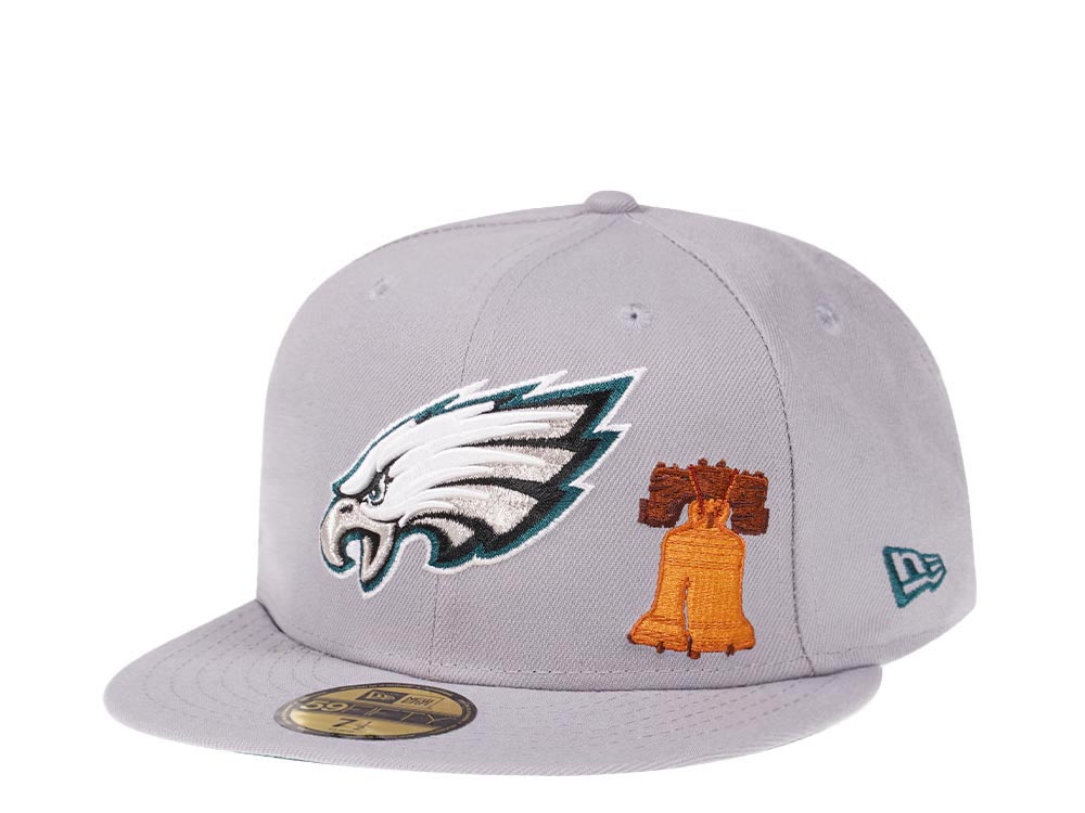 New Era Philadelphia Eagles City Icons Grey Edition 59Fifty Fitted Casquette