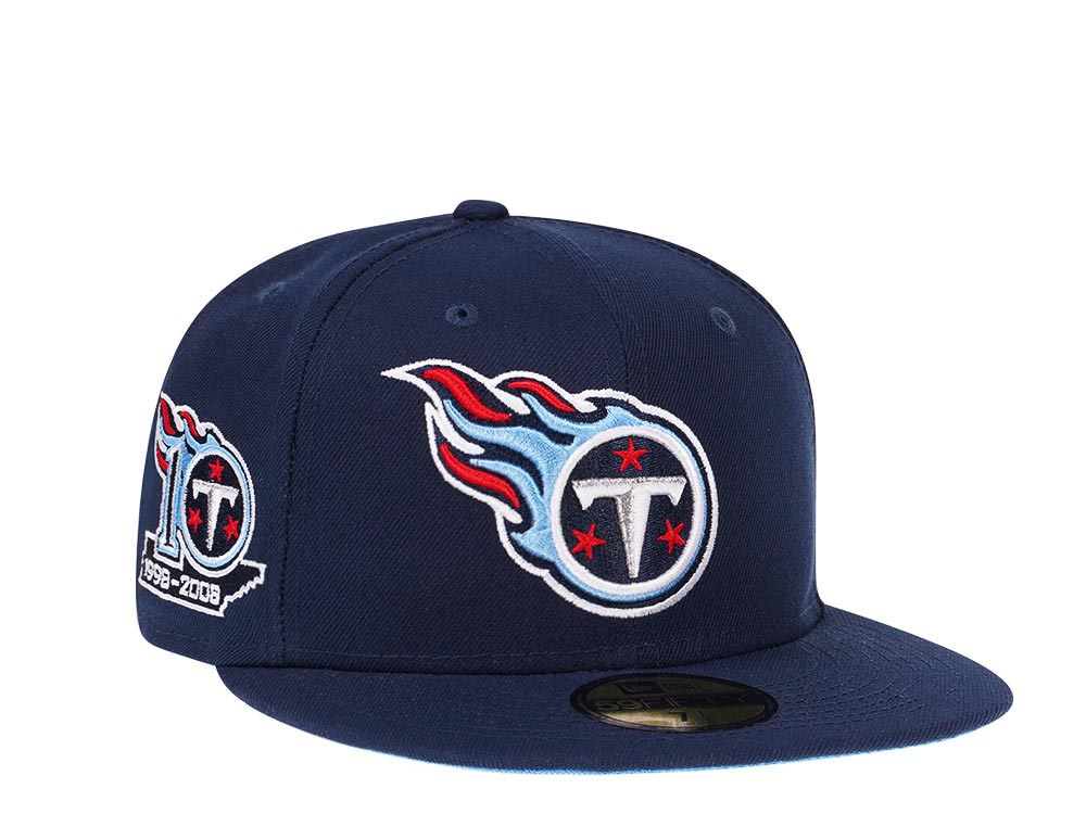 New Era Tennessee Titans 10th Anniversary Navy Edition 59Fifty Fitted Casquette