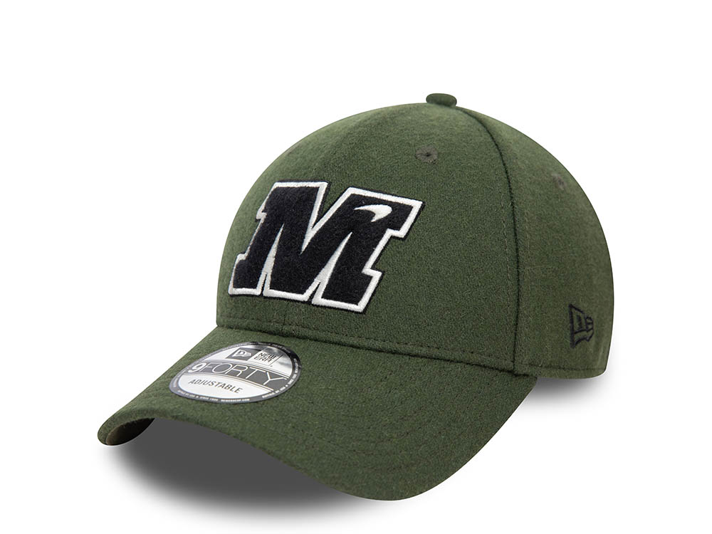 New Era McLaren Patch Olive 9Forty Strapback Casquette