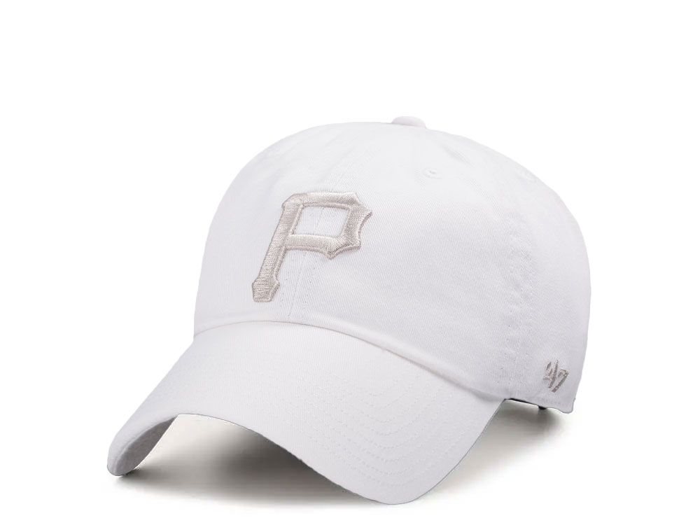 47Brand Pittsburgh Pirates Classic White Clean up Snapback Casquette