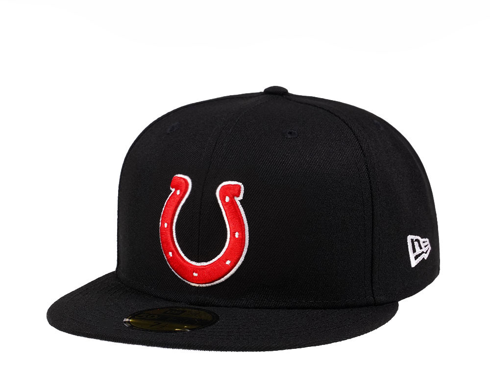 New Era Indianapolis Colts Black Crimson Collection 59Fifty Fitted Casquette