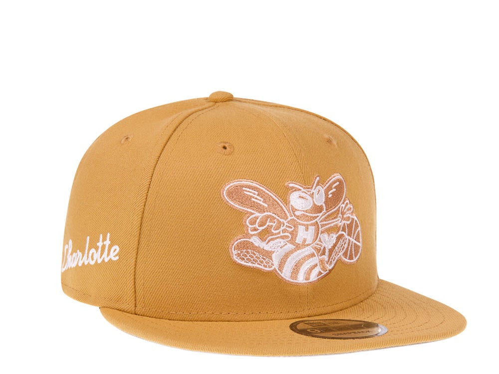 New Era Charlotte Hornets Pan Tan Edition 9Fifty Snapback Casquette