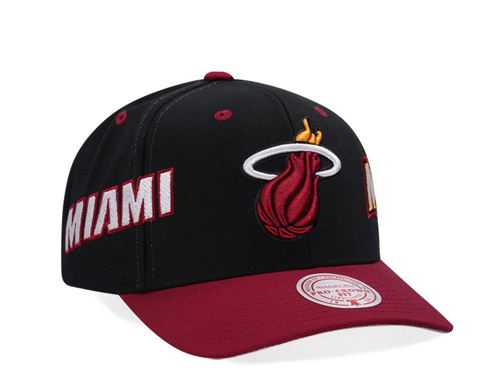 Mitchell & Ness Miami Heat Classic Pro Crown Fit Snapback Casquette