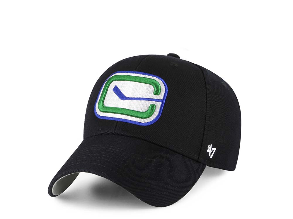 47Brand Vancouver Canucks Classic Black Strapback Casquette