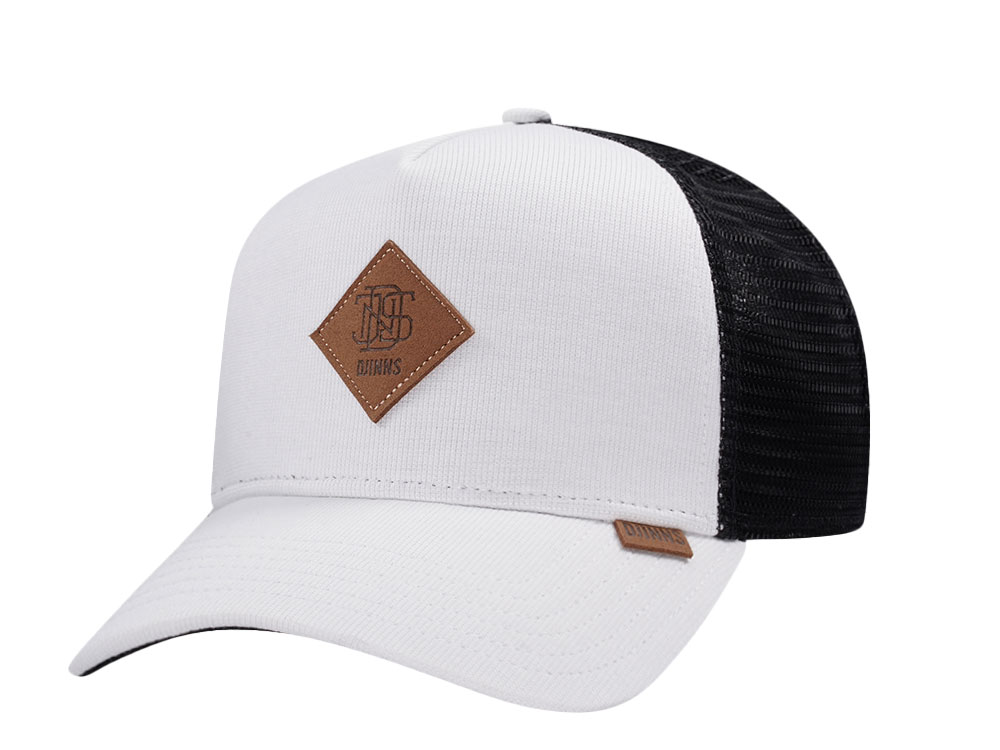 Djinns Cotton Knit White Trucker Snapback Casquette