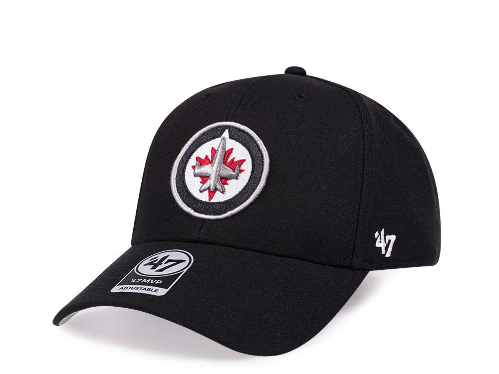 47Brand Winnipeg Jets Classic Black Strapback Casquette