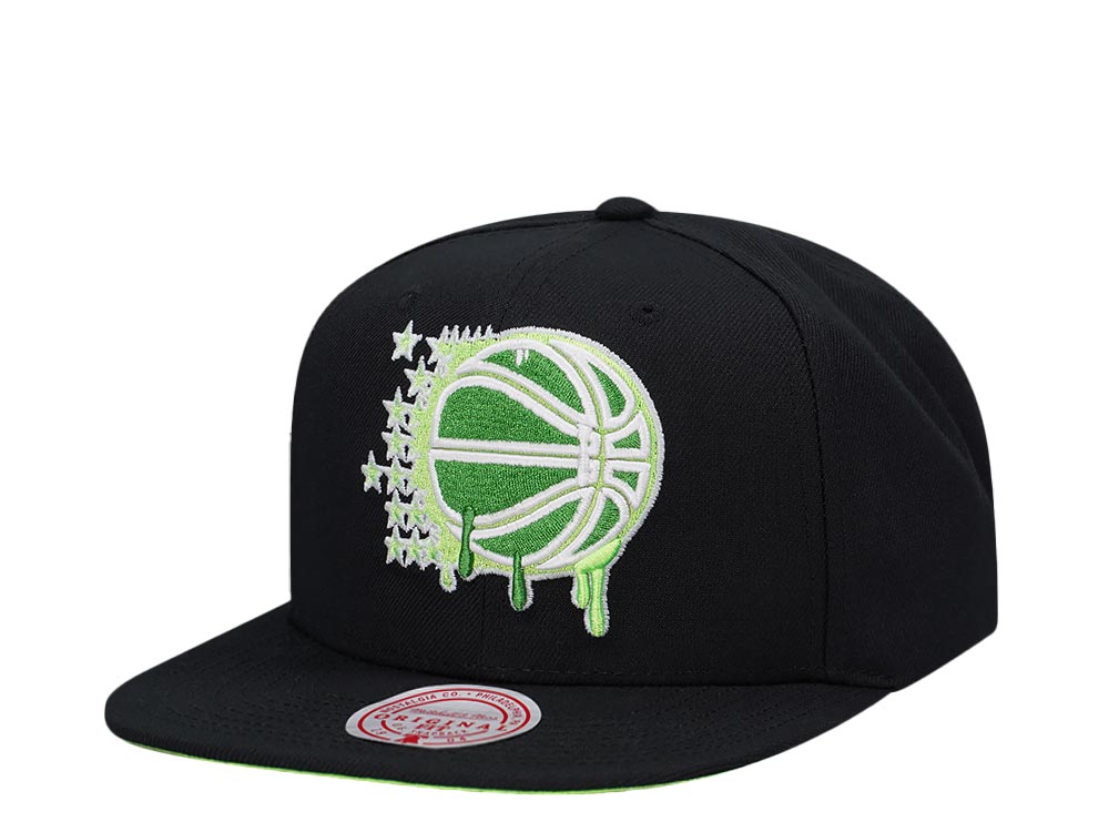 Mitchell & Ness Orlando Magic Slime Drip Hardwood Classic Snapback Casquette