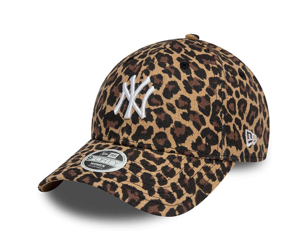 New Era New York Yankees Leopard Edition Womens 9Forty Strapback Casquette