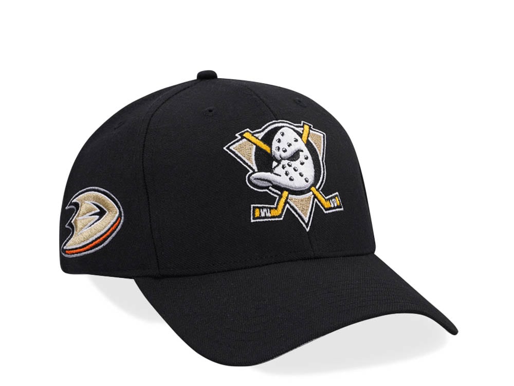 47Brand Anaheim Ducks Black Sure Shot MVP Snapback Casquette