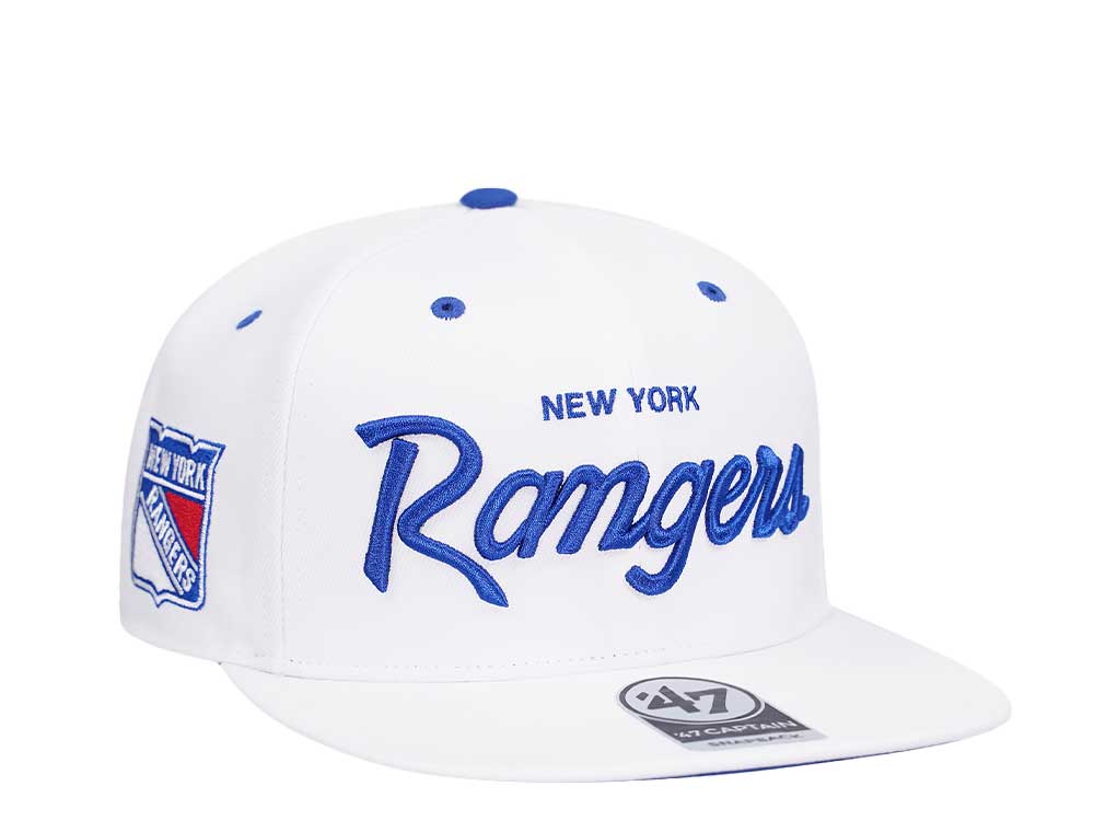 47Brand New York Rangers Classic Gray Snapback Casquette