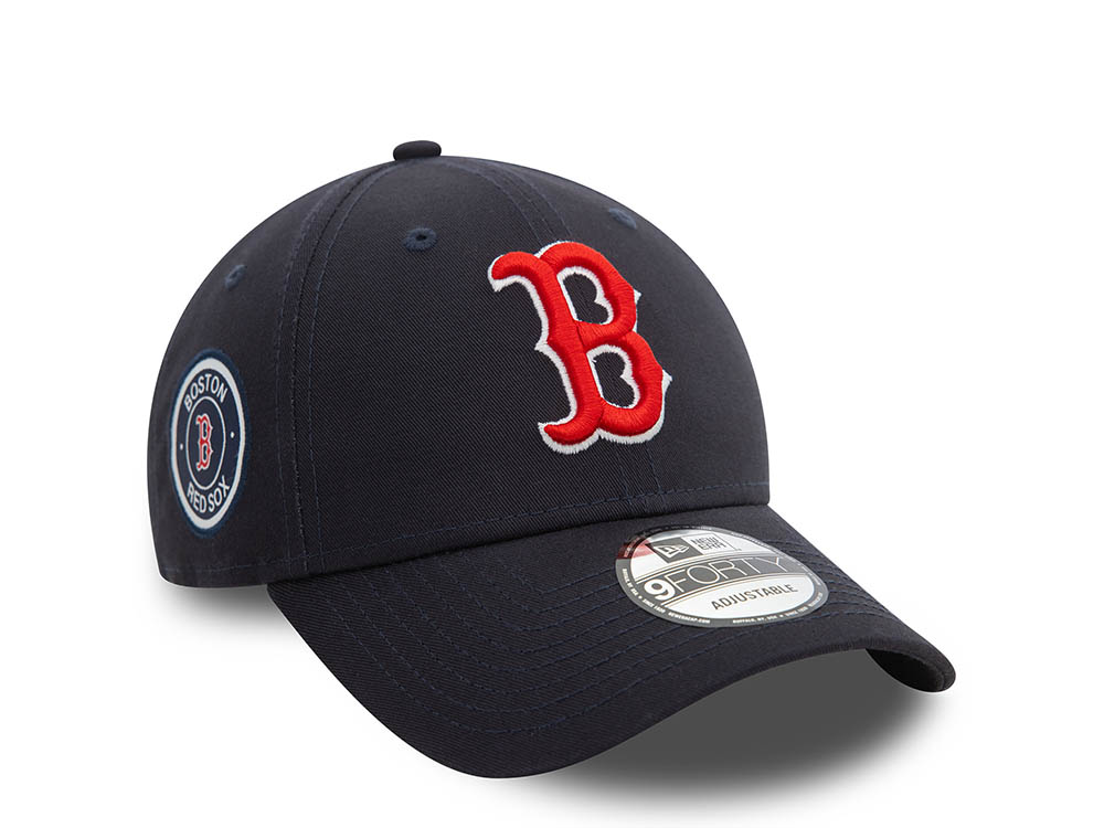 New Era Boston Red Sox Navy 9Forty Strapback Casquette