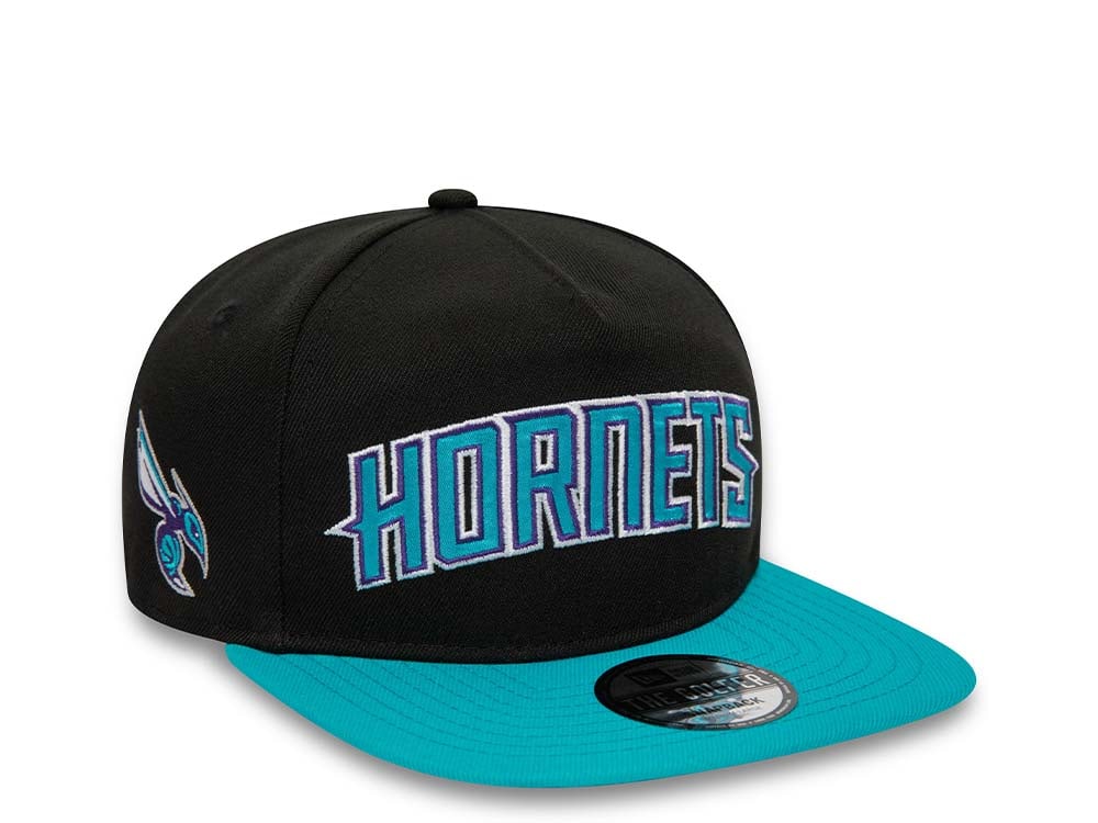 New Era Charlotte Hornets Two Tone A Frame Golfer Snapback Casquette