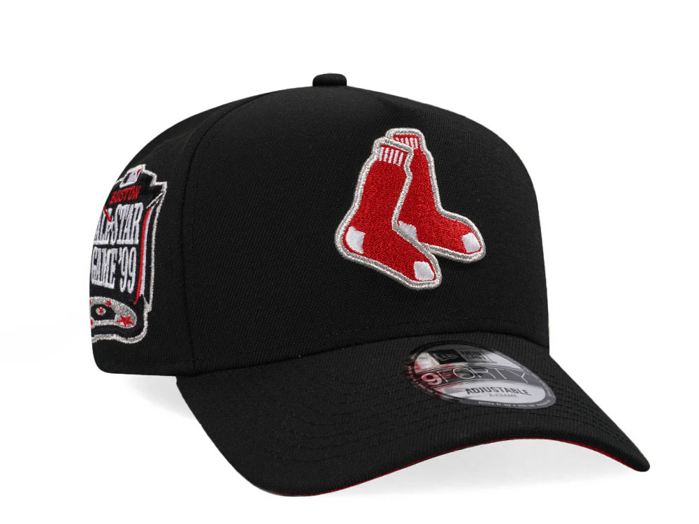 New Era Boston Red Sox All Star Game 1999 Black and Red A Frame 9Forty Snapback Casquette