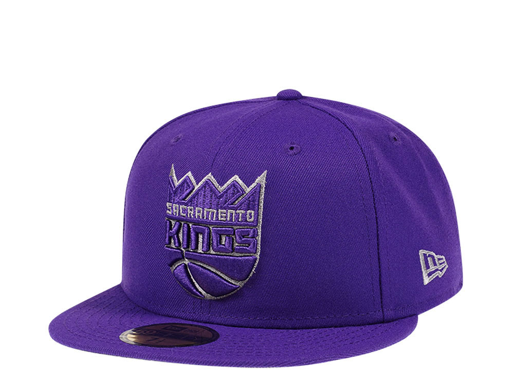 New Era Sacramento Kings Purple Prime Edition 59Fifty Fitted Casquette