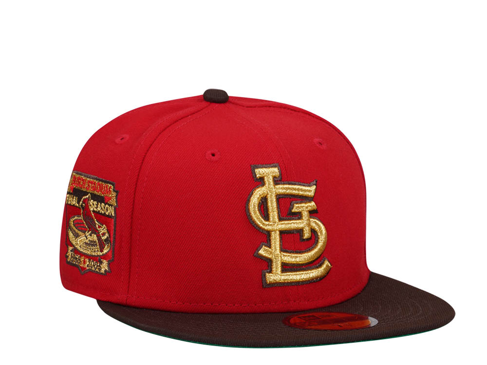 New Era St. Louis Cardinals Busch Stadium Gold Throwback Two Tone Edition 59Fifty Fitted Casquette