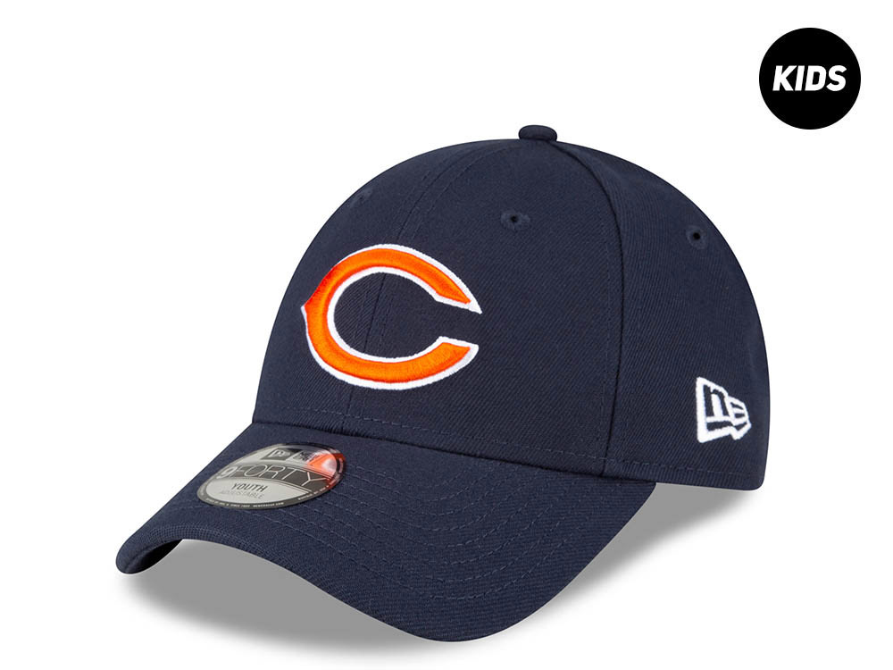 New Era Chicago Bears Navy Kids 9Forty Strapback Casquette