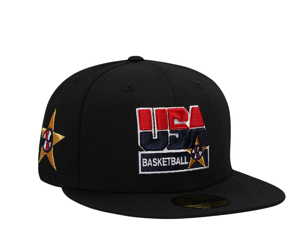 New Era Team USA Basketball Black Prime Edition 59Fifty Fitted Casquette