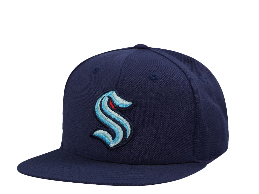 American Needle Seattle Kraken Navy Snapback Casquette