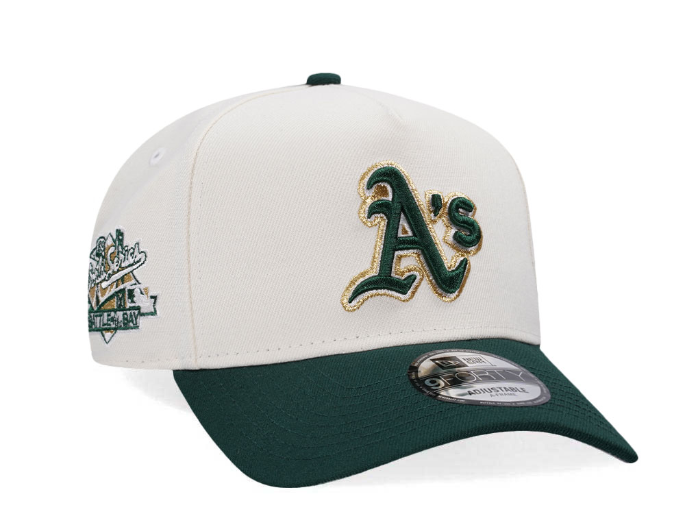 New Era Oakland Athletics World Series 1985 Chrome Two Tone Edition A Frame Snapback Casquette