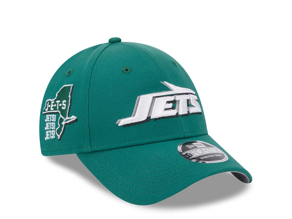 New Era New York Jets NFL24 Draft 9Forty Stretch Snapback Casquette