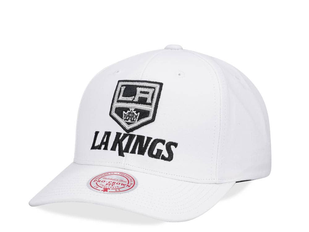 Mitchell & Ness Los Angeles Kings All in Pro White Snapback Casquette