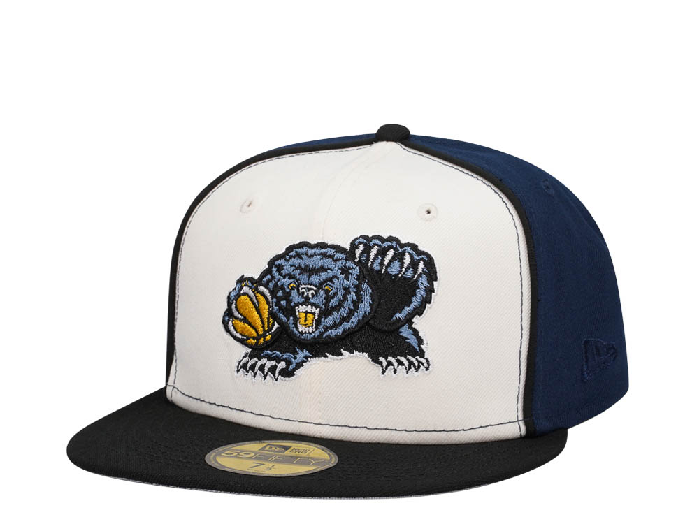 New Era Memphis Grizzlies Chrome Black Navy Two Tone Edition 59Fifty Fitted Casquette