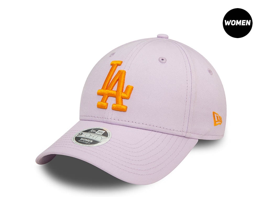 New Era Los Angeles Dodgers League Orange and Purple Womens 9Forty Snapback Casquette