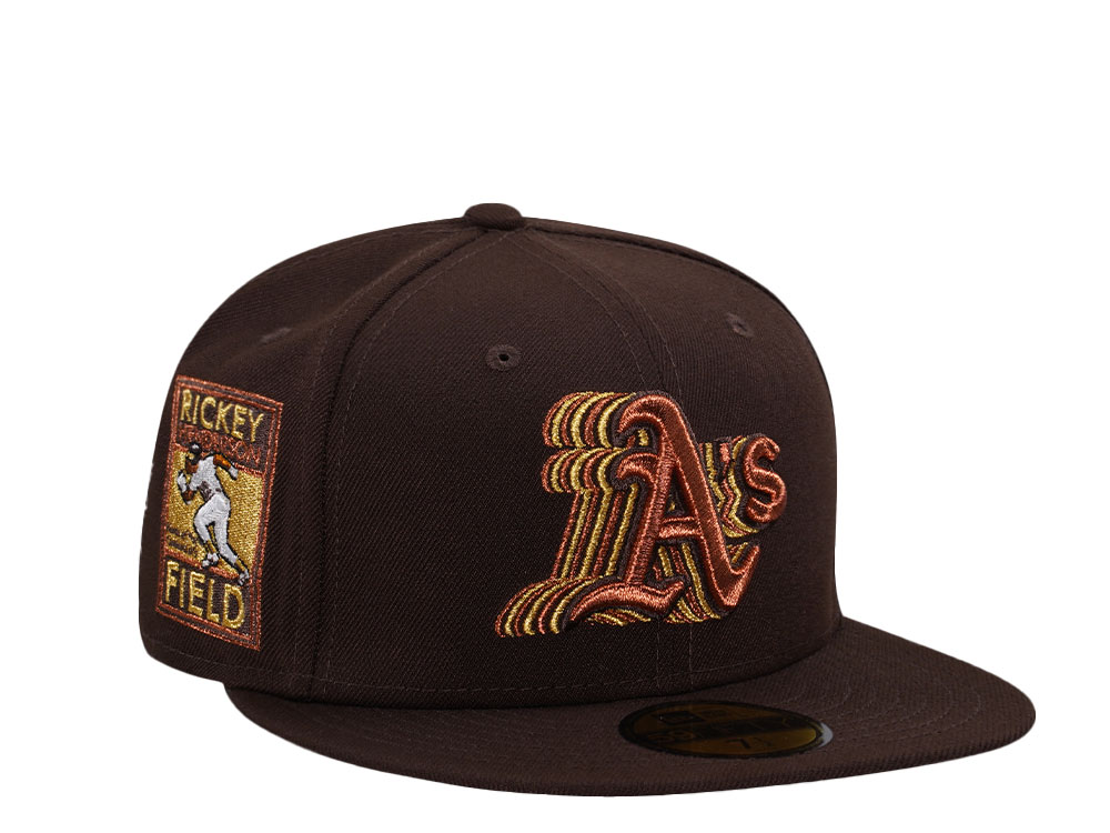 New Era Oakland Athletics Rickey Henderson Field Burnt Prime Edition 59Fifty Fitted Casquette