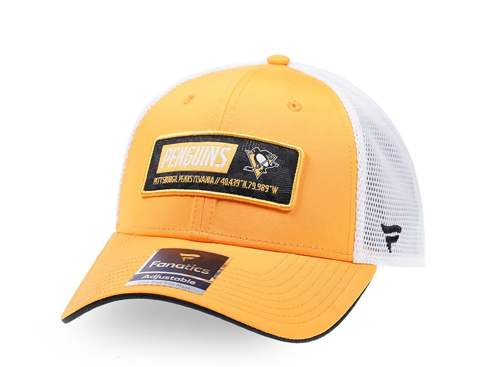 Fanatics Pittsburgh Penguins Yellow Iconic Trucker Snapback Casquette