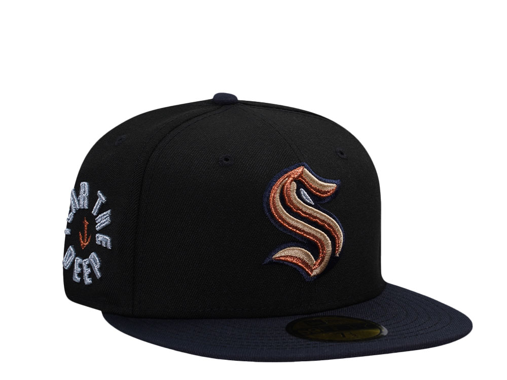 New Era Seattle Kraken Fear the Deep Sneaky Two Tone Edition 59Fifty Fitted Casquette