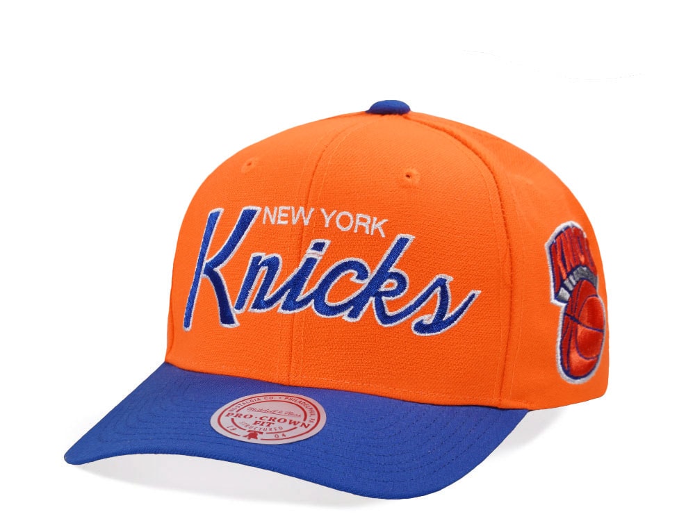 Mitchell & Ness New York Knicks Two Tone Pro Crown Fit Snapback Casquette