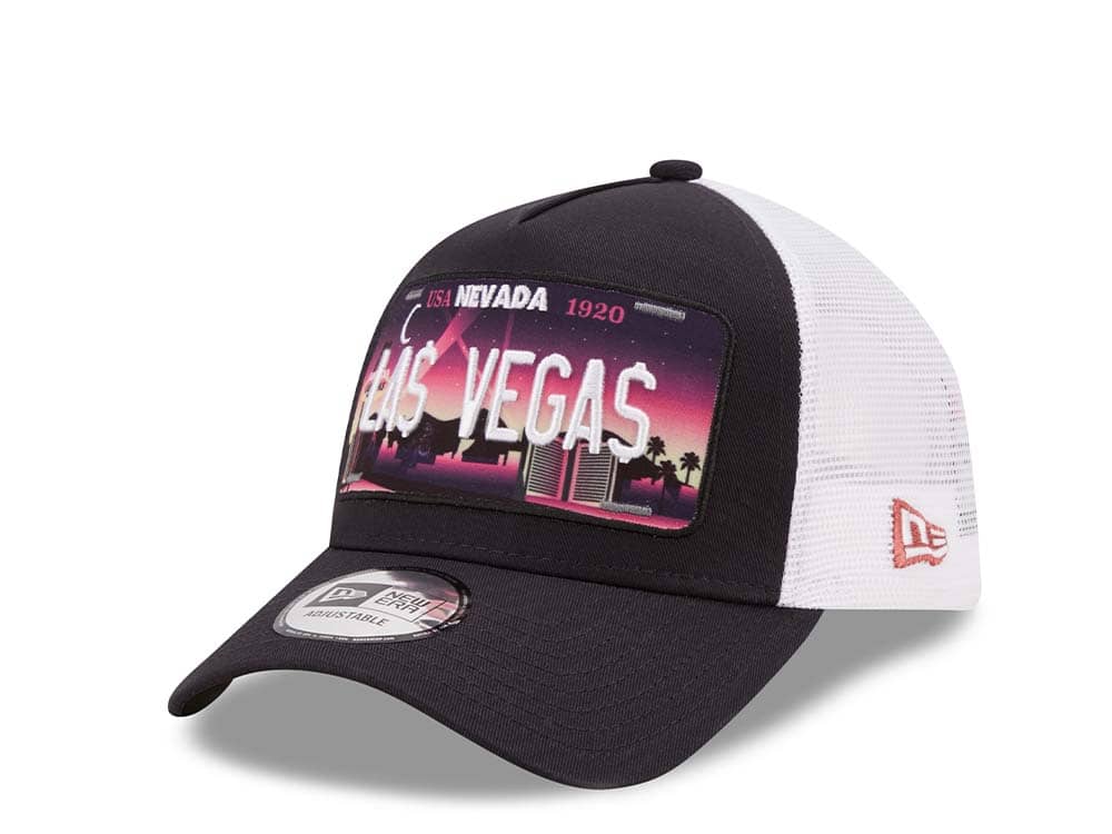 New Era Las Vegas License Plate A Frame Trucker Snapback Casquette