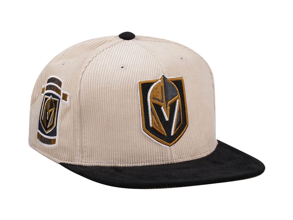 Mitchell & Ness Vegas Golden Knights Inaugural Season 17 Two Tone Cord Edition Dynasty Fitted Casquette