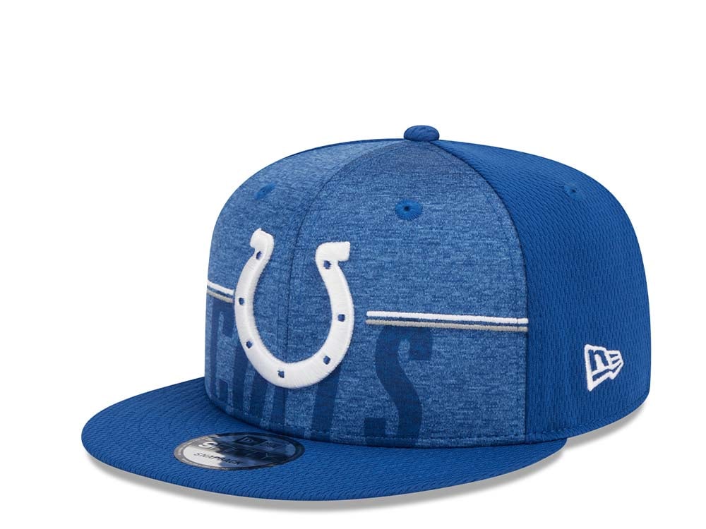 New Era Indianapolis Colts NFL Training Camp 23 Navy 9Fifty Snapback Casquette