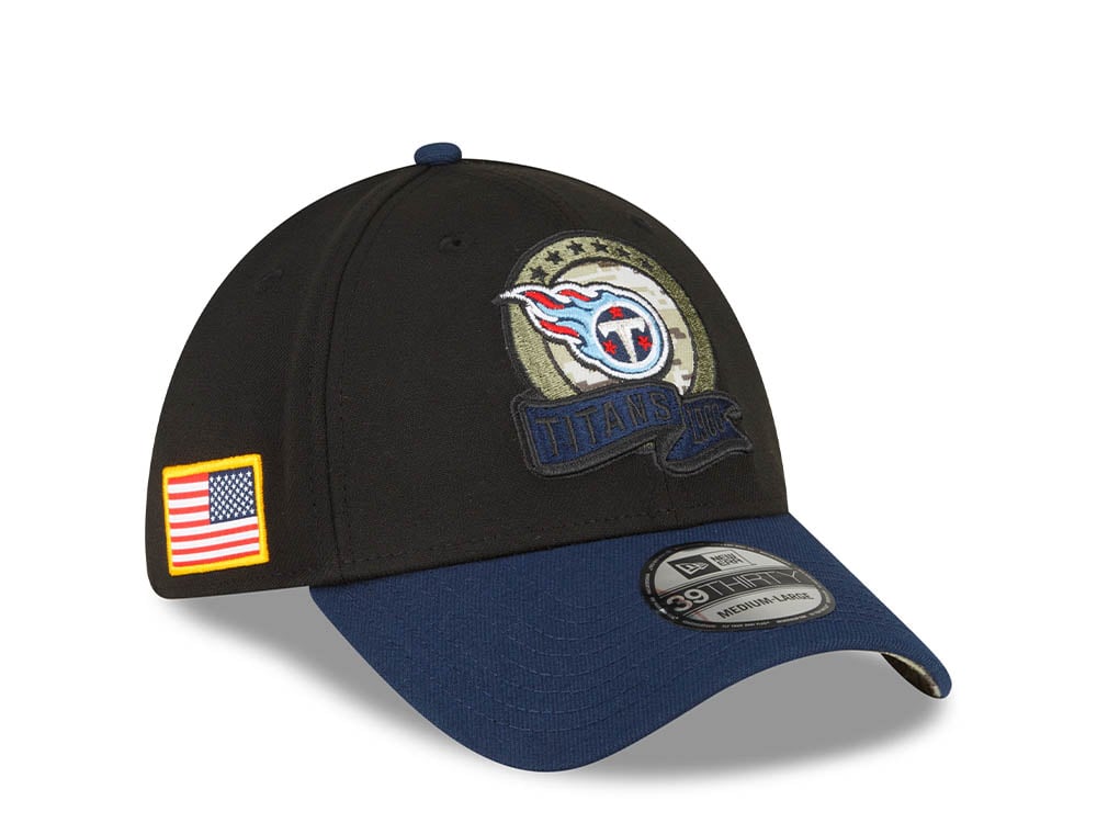 New Era Tennessee Titans Salute to Service 2022 39Thirty Stretch Casquette