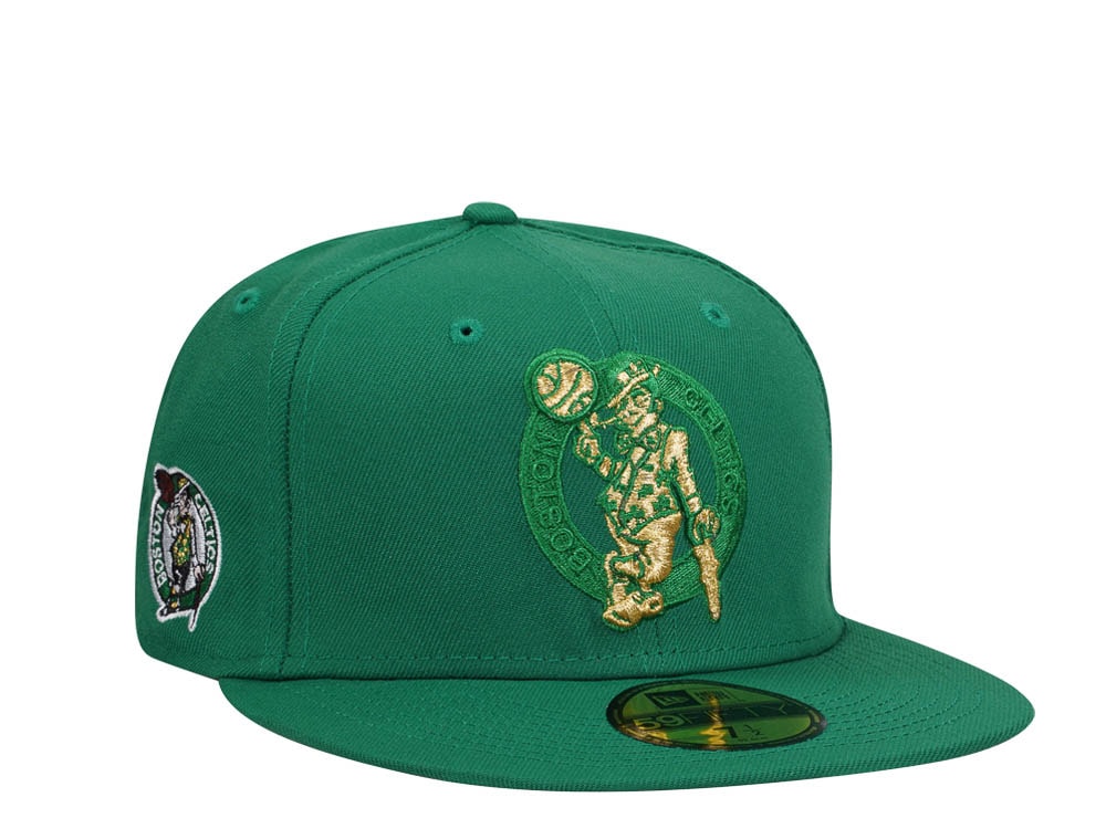 New Era Boston Celtics Green Gold Details Edition 59Fifty Fitted Casquette