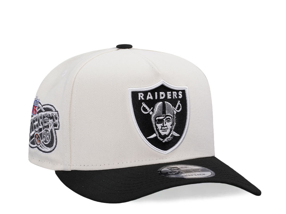 New Era Las Vegas Raiders Draft 1998 Chrome Two Tone Edition 9Fifty A Frame Snapback Casquette