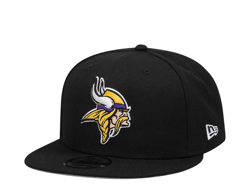 New Era Minnesota Vikings All Black Classic Edition 9Fifty Snapback Casquette