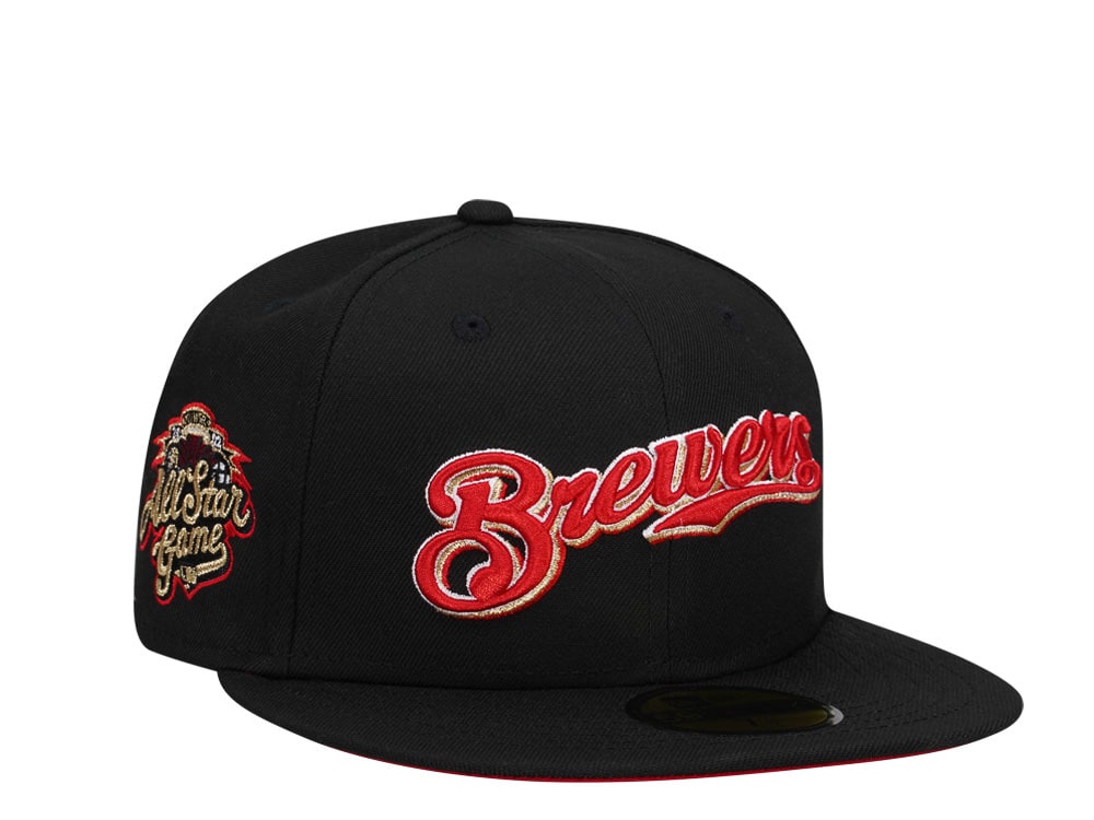 New Era Milwaukee Brewers All Star Game 2002 Black and Red Edition 59Fifty Fitted Casquette