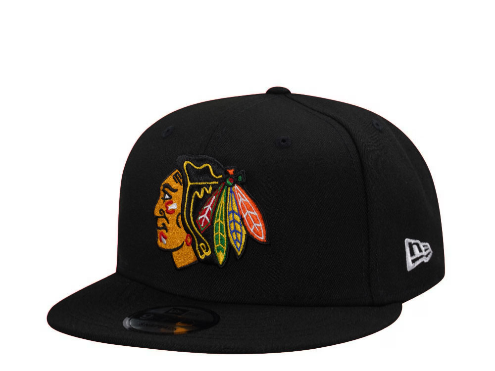 New Era Chicago Blackhawks NHL Injection 2024 Black 9Fifty Snapback Casquette