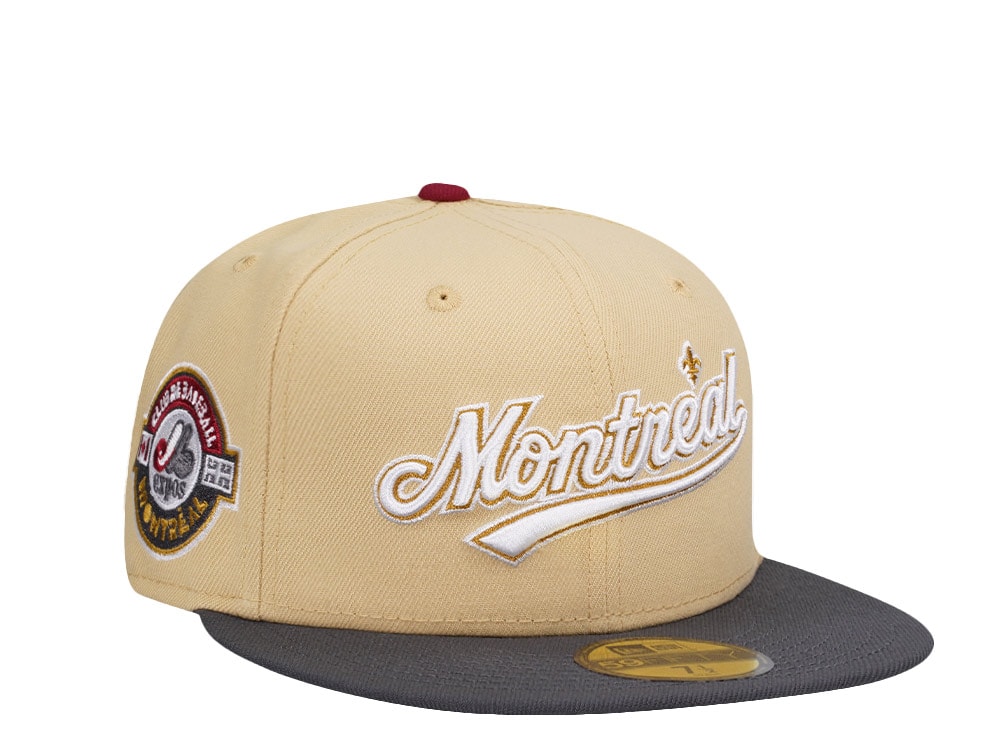 New Era Montreal Expos Vegas Gold Prime Two Tone Edition 59Fifty Fitted Casquette