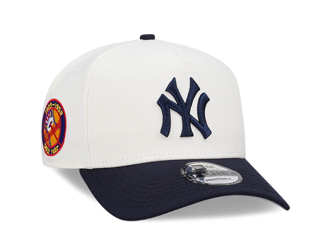 New Era New York Yankees 50th Anniversary Chrome Two Tone Edition 9Forty A Frame Snapback Casquette