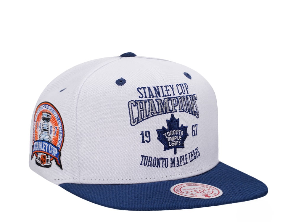 Mitchell & Ness Toronto Maple Leafs Stanley Cups 1967 Two Tone Snapback Casquette